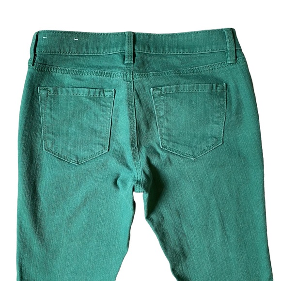 ANN TAYLOR LOFT  | GREEN MODERN SKINNY JEANS  SZ 4P - Picture 3 of 9